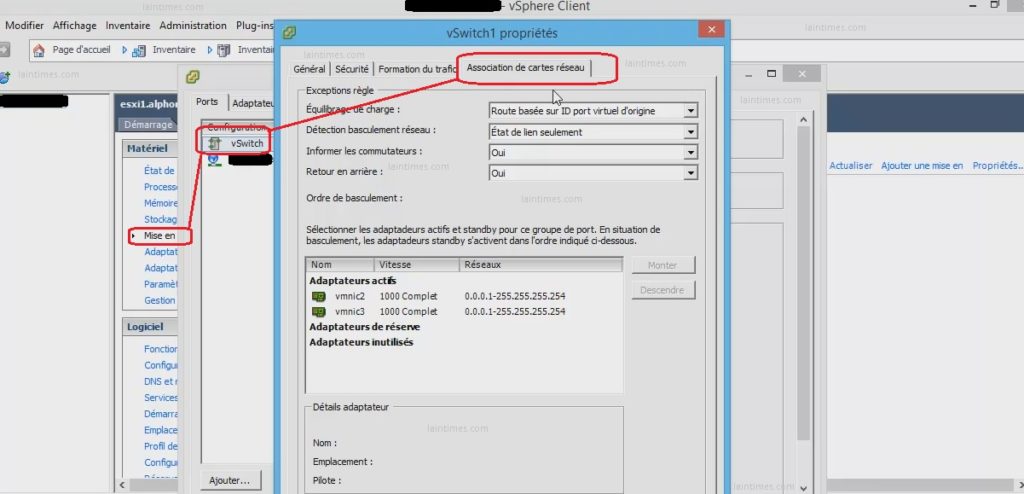 ESXi Explication Sur La Gestion Du Réseau | Laintimes